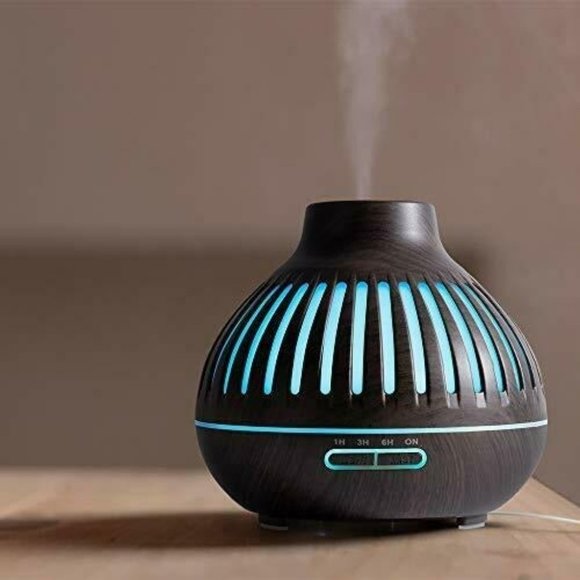 NEW Aroma Diffuser 400mL Essential Oil Ultrasonic Cool Mist Humid Dark Remote - Picture 4 of 5
